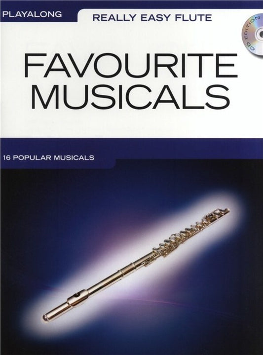 Really Easy Flute Favourite Musicals Softcover Book/CD