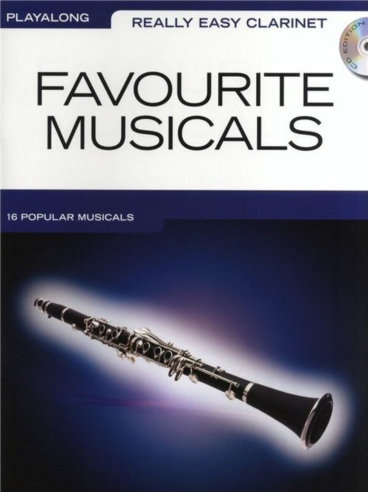 Really Easy Clarinet Favourite Musicals Softcover Book/CD