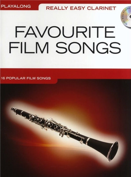 Really Easy Clarinet Favourite Film Songs Softcover Book/CD
