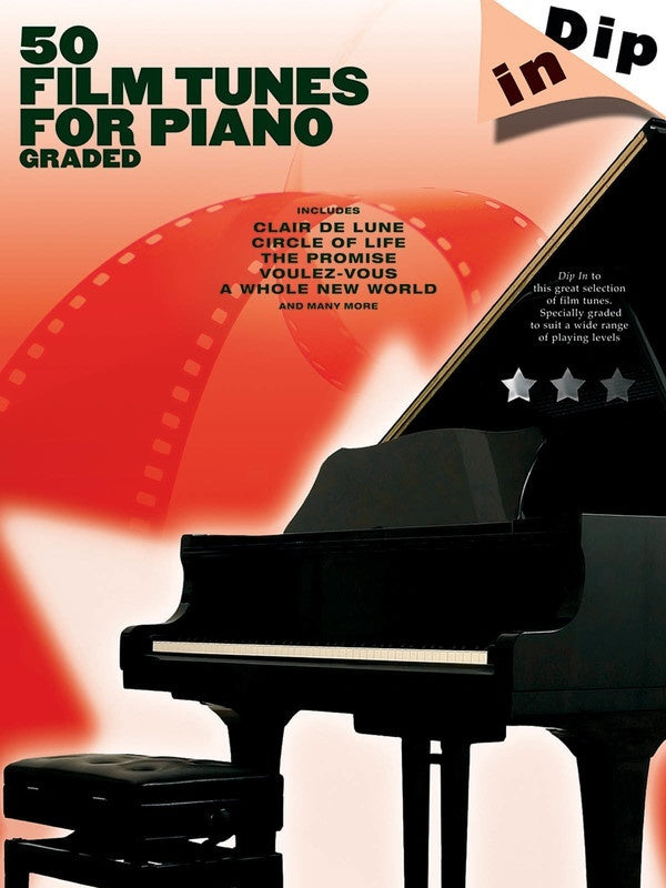 Dip In 50 Film Tunes For Piano Graded (Softcover Book)