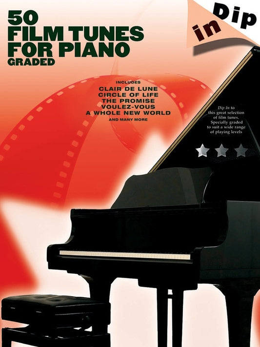 Dip In 50 Film Tunes For Piano Graded (Softcover Book)