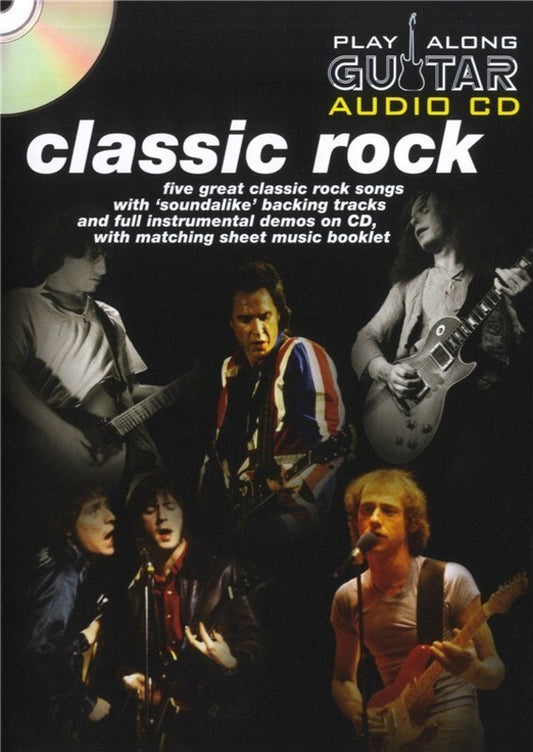 Play Along Guitar Classic Rock Booklet/CD (Softcover Book/CD)
