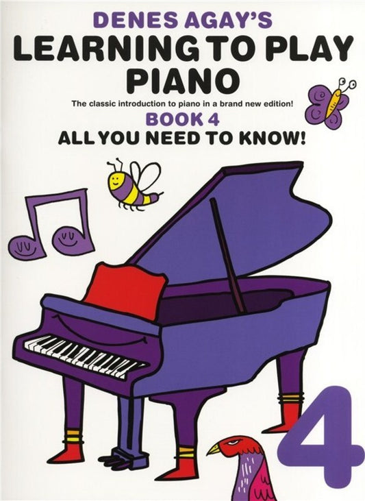Agay Learning To Play Piano 4 All You Need To Know (Softcover Book)