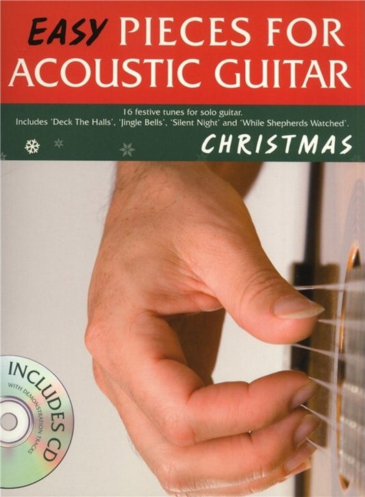 Easy Pieces For Acoustic Guitar Christmas Book/CD (Softcover Book)