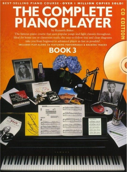 The Complete Piano Player Book 3 CD Edition by Kenneth Baker