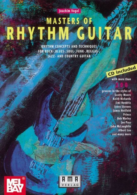 Masters Of Rhythm Guitar Guitar TAB Softcover Book/CD