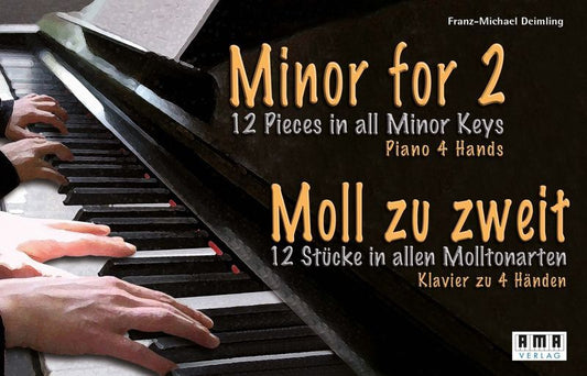 Deimling - Minor For 2 12 Pieces In All Minor Keys Piano Due Softcover Book (Piano)