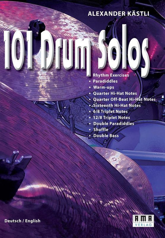 101 Drum Solos Softcover Book (Drums)