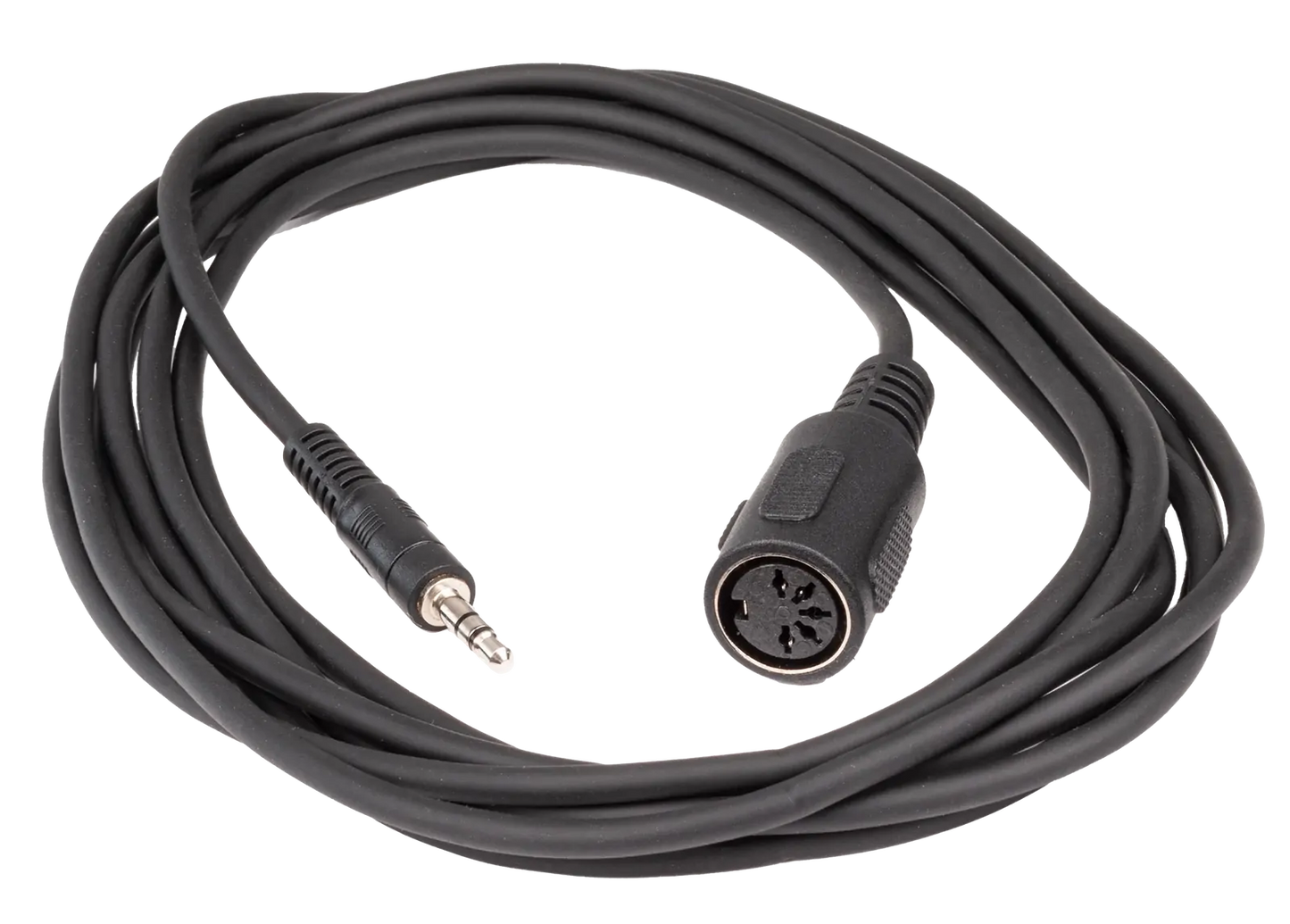 Australasian 10-Foot MIDI (F) to 3.5 TRS Cable - Model AMD10F - Black