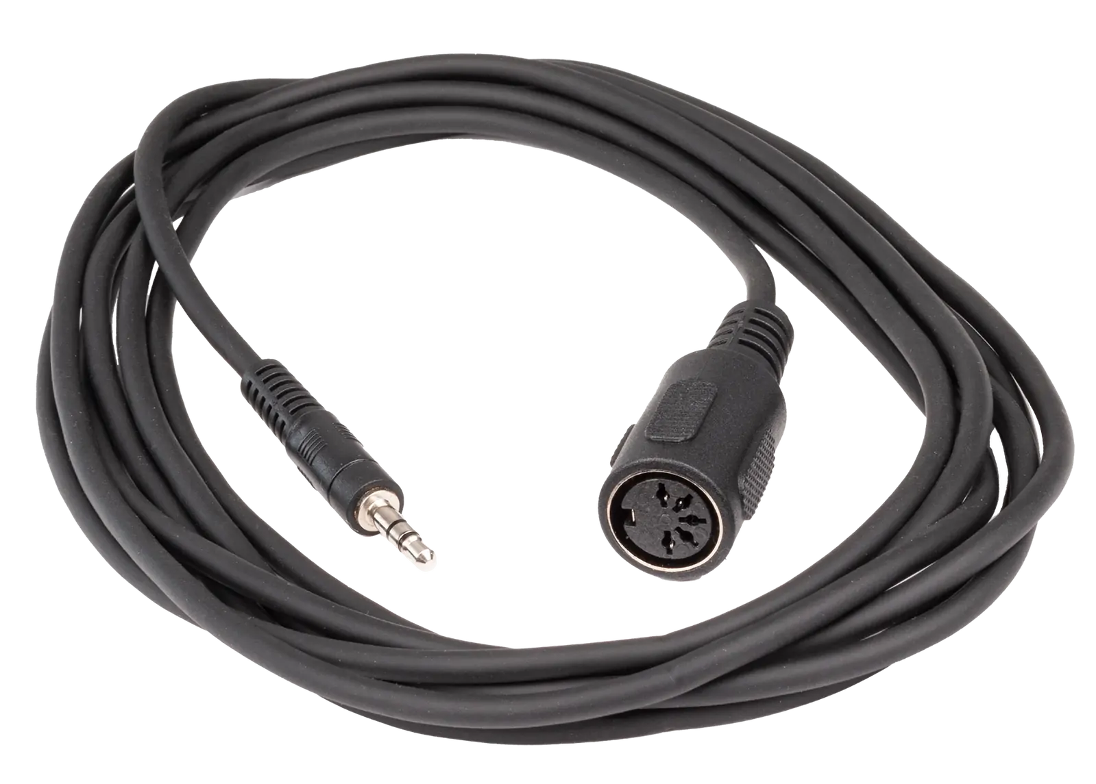 Australasian 10-Foot MIDI (F) to 3.5 TRS Cable - Model AMD10F - Black