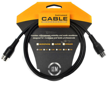 Leem 3ft MIDI Cable with 5-Pin Connectors