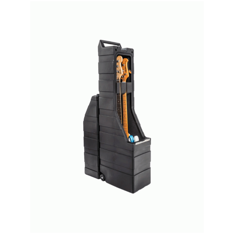 ENKI AMG-2 Dual Bass Roto Molded Deluxe Guitar Case
