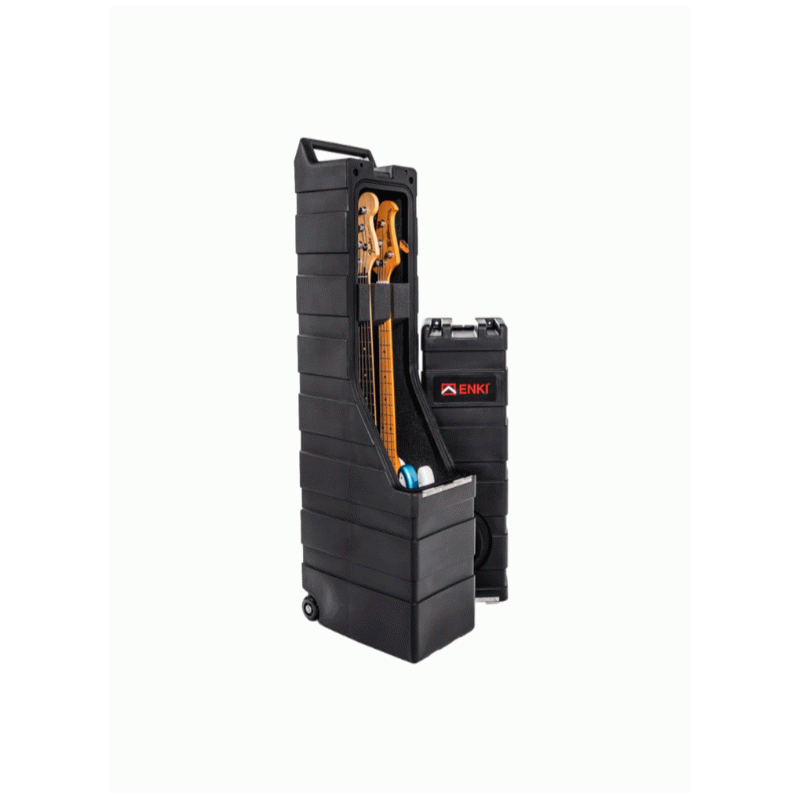 ENKI AMG-2 Dual Bass Roto Molded Deluxe Guitar Case — view 2