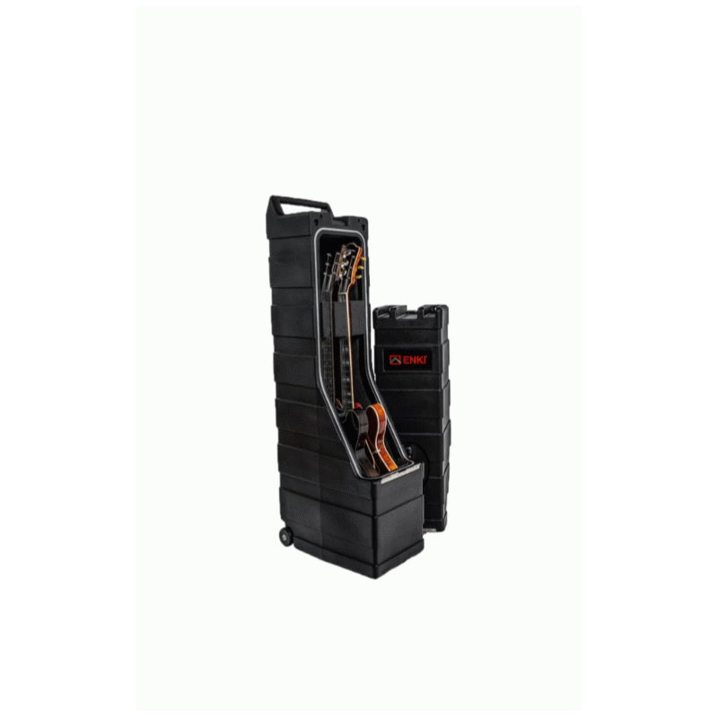 ENKI AMG-2 Dual Guitar Roto Molded Deluxe Case