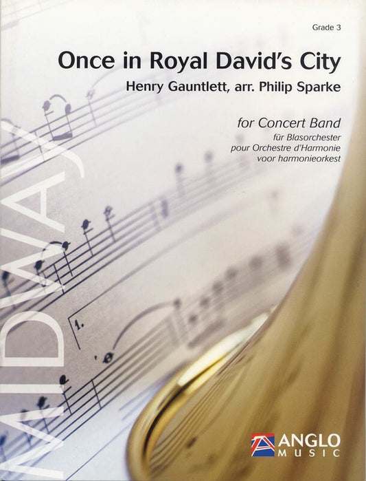 Once In Royal Davids City Concert Band 3 Score/Parts