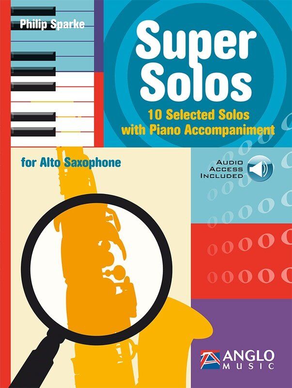 Sparke Super Solos for Alto Saxophone and Piano Book