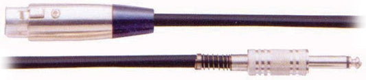 AMS AMS3 003 Ft Mic Cable 6.3 Mono Male To Xlr Female