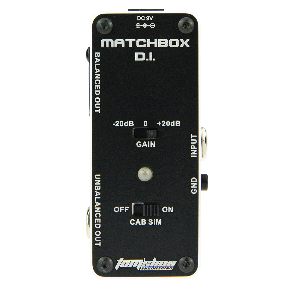 Toms Line Matchbox DI Electric Guitar Pedal with Cab Simulator