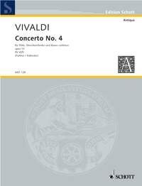 Vivaldi Concerto No. 4 G Major Op. 10/4 Full Score for Cello - 16 Pages