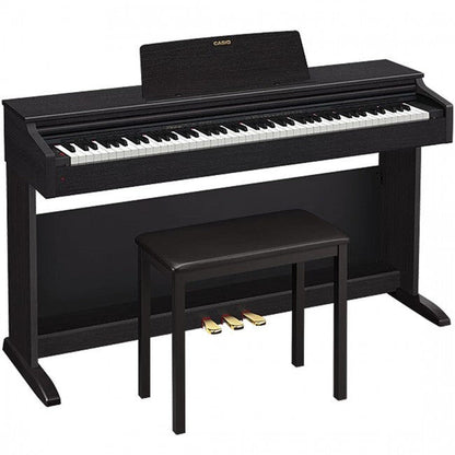 Casio AP-270BK 88-Key Digital Piano with AiR Sound Source, 192 Polyphony, Tri-Sensor Scaled Hammer Action Keyboard, 22 Built-in Tones