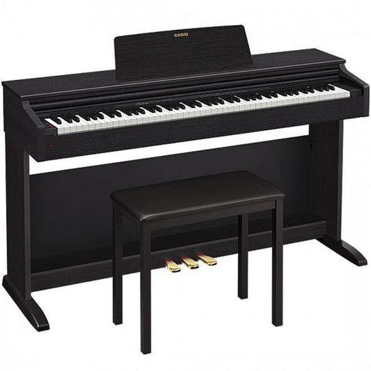 Casio AP-270BK 88-Key Digital Piano with AiR Sound Source, 192 Polyphony, Tri-Sensor Scaled Hammer Action Keyboard, 22 Built-in Tones