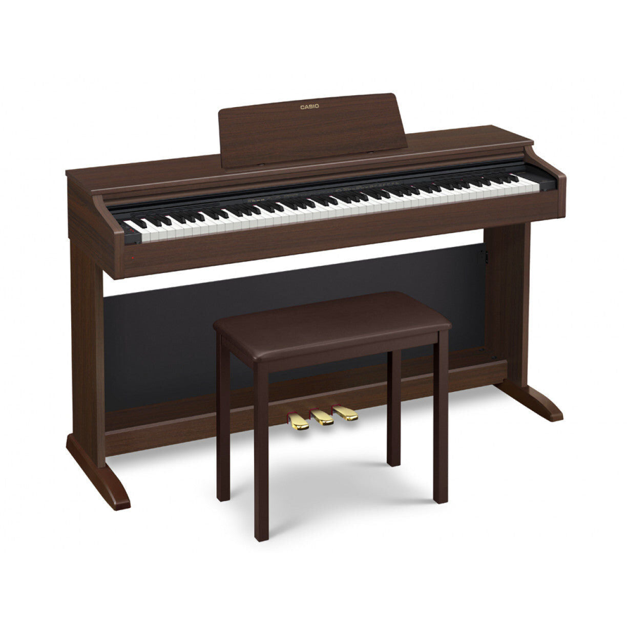 Casio AP-270BK Digital Piano with 88 Keys, AiR Sound Source, 192 Polyphony, Tri-Sensor Hammer Action, and Piano Bench Included — view 4