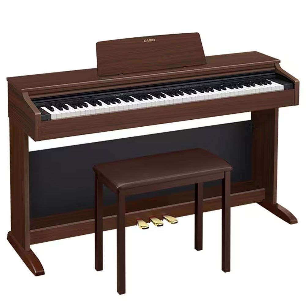 Casio AP-270BK Digital Piano with 88 Keys, AiR Sound Source, 192 Polyphony, Tri-Sensor Hammer Action, and Piano Bench Included