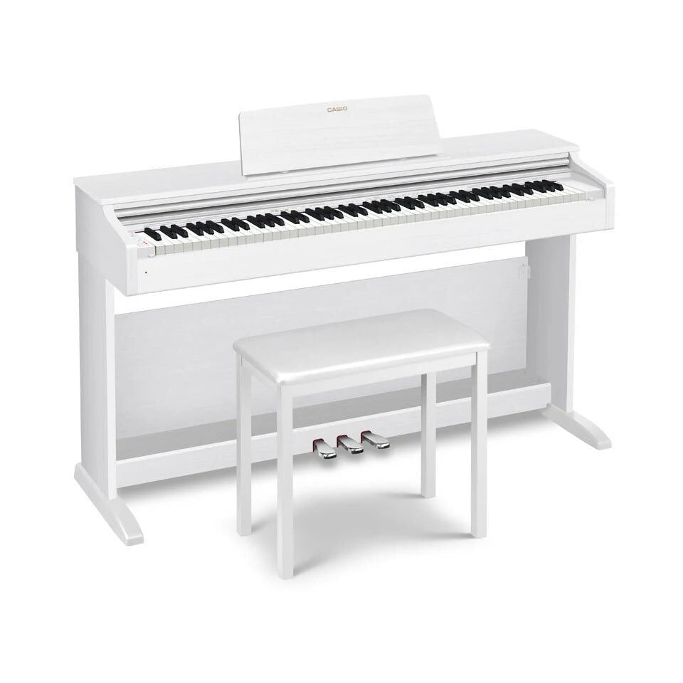 Casio 88-Key Digital Piano with AiR Sound Source, 192 Polyphony, Tri-Sensor Scaled Hammer Action Keyboard, 22 Tones, and Digital Effects