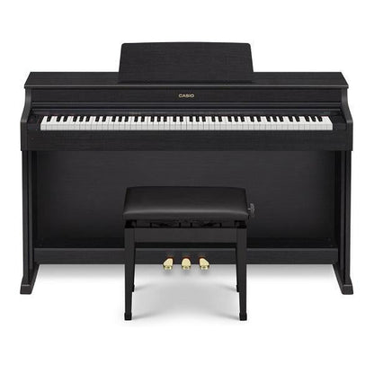 Casio AP470 Celviano 88-Note Black Digital Piano with Multi-dimensional Morphing AiR Sound Source and 22 Instrument Sounds