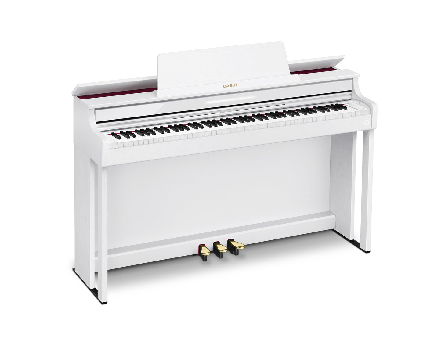 Casio AP550WE Celviano Digital Piano - White, Bluetooth, 256 Polyphony, Smart Hybrid Hammer Action, 4-Speaker System, 26 Voices, MIDI Recorder — view 6