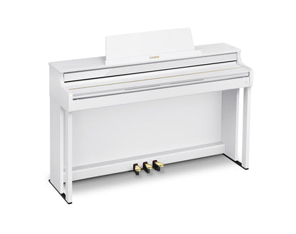 Casio AP550WE Celviano Digital Piano - White, Bluetooth, 256 Polyphony, Smart Hybrid Hammer Action, 4-Speaker System, 26 Voices, MIDI Recorder — view 8