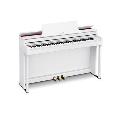 Casio AP550WE Celviano Digital Piano - White, Bluetooth, 256 Polyphony, Smart Hybrid Hammer Action, 4-Speaker System, 26 Voices, MIDI Recorder — view 5