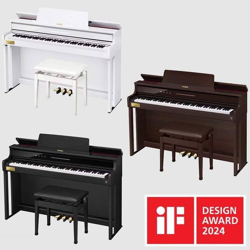 Casio AP750BK Celviano Digital Piano with AiR Grand Sound, Smart Hybrid Keyboard, Bluetooth, 256 Note Polyphony, 39 Voices, 8-Speaker System — view 4