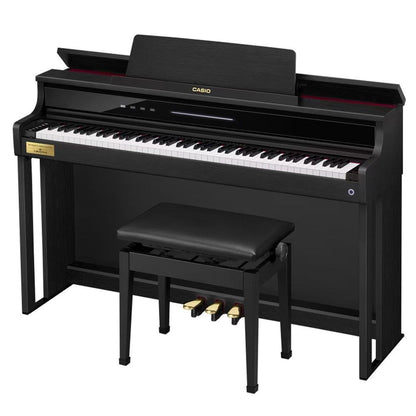 Casio AP750BK Celviano Digital Piano with AiR Grand Sound, Smart Hybrid Keyboard, Bluetooth, 256 Note Polyphony, 39 Voices, 8-Speaker System — view 3