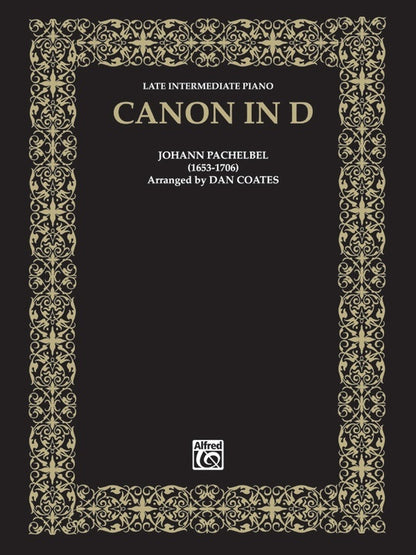 Canon in D - Late Intermediate Piano Sheet Music