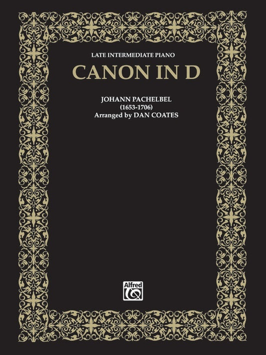 Canon in D - Late Intermediate Piano Sheet Music