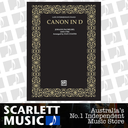 Canon in D - Late Intermediate Piano Sheet Music — view 2