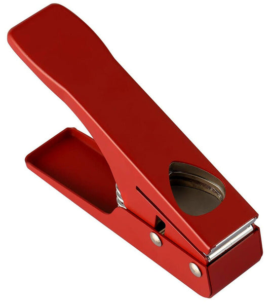 Maxtone Guitar Pick Punch - Heavy Duty Red Finish