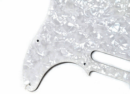 Gotoh 3-Ply TL-Style Electric Guitar Pickguard White Pearl 8 Holes (Pk-1) — view 2