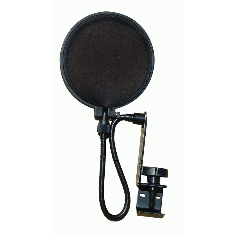 UXL Pop Filter with Silk Screen and Gooseneck Attachment