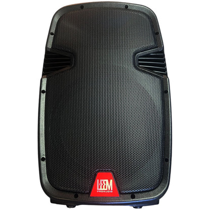 Leem PR-12HR Rechargeable 120W 12" 2-Way Portable PA Speaker System with Wireless Mics — view 2