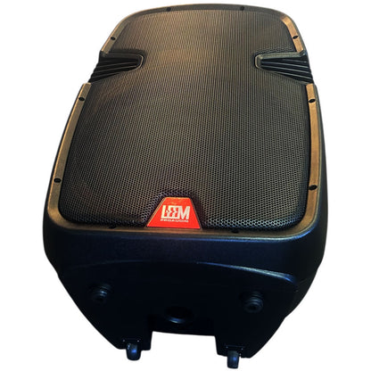 Leem PR-12HR Rechargeable 120W 12" 2-Way Portable PA Speaker System with Wireless Mics — view 6