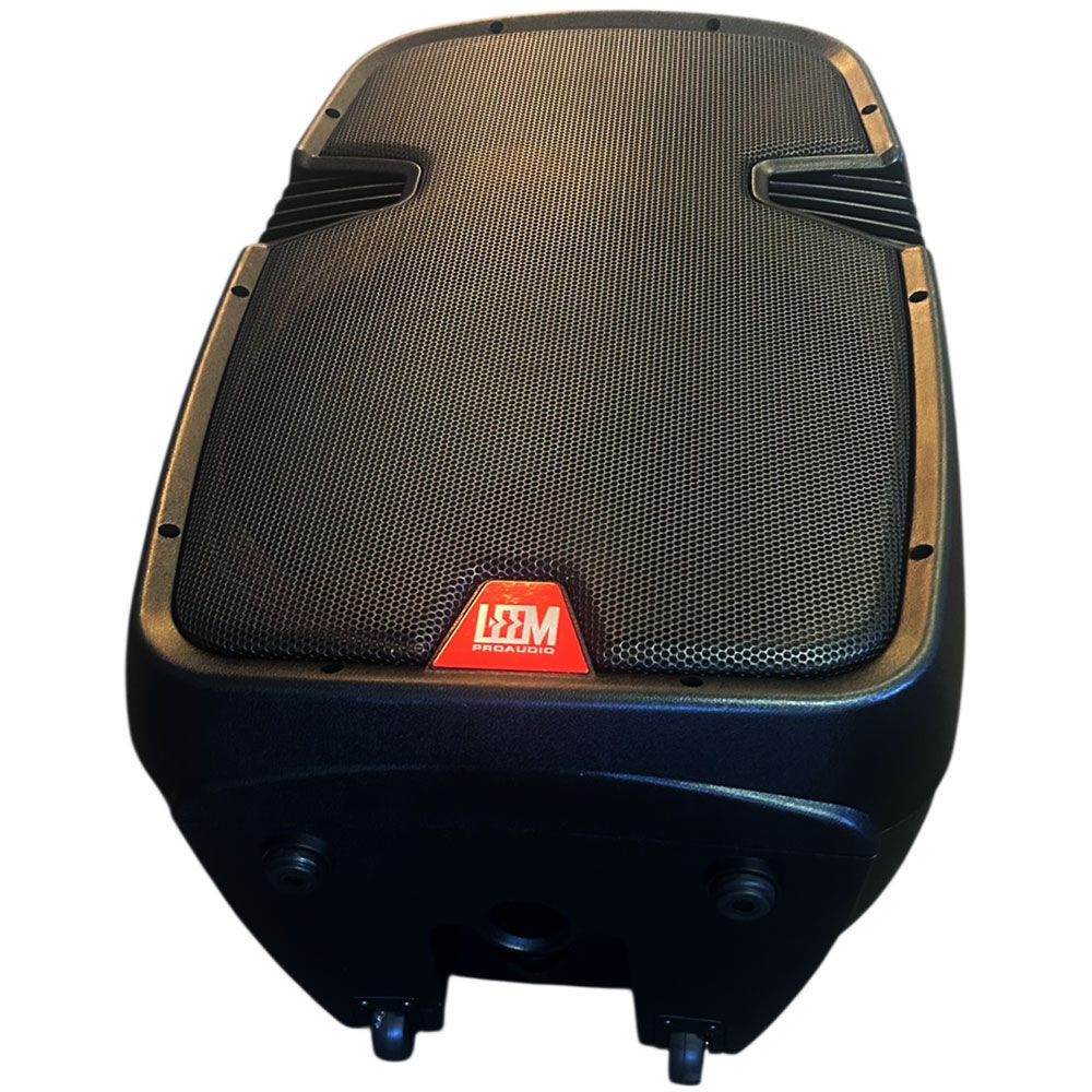 Leem PR-15HR 120W 2-Way 15" Portable PA Speaker System with Wireless Mics, Bluetooth, USB, SD Card, Up to 10 Hours Battery Life — view 6