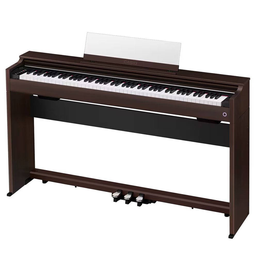 Casio APS200BN Celviano Slim Digital Piano in Brown (Rosewood) with Bluetooth, 192-note polyphony, Smart Scaled Hammer Action Keyboard — view 3