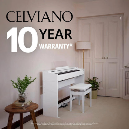 Casio APS450BN Celviano 88-Key Digital Piano - Brown Rosewood Finish — view 2