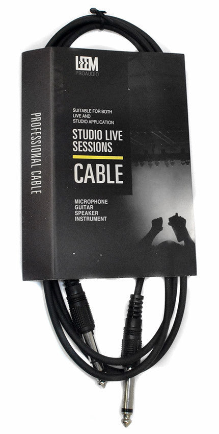 Leem 6ft Interconnect Cable 1/4" TRS to 1/4" TS