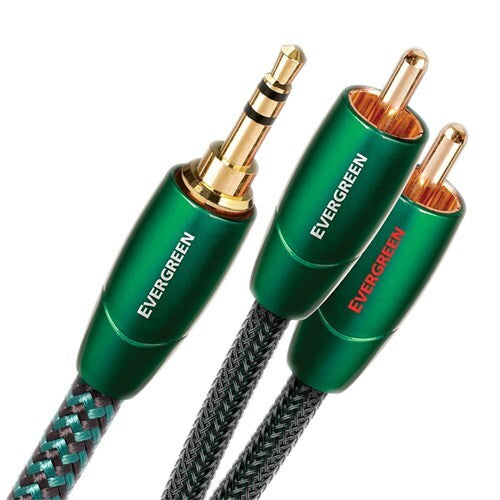 Evergreen 3m Mini to RCA Analog Audio Interconnect Cbl Audioquest