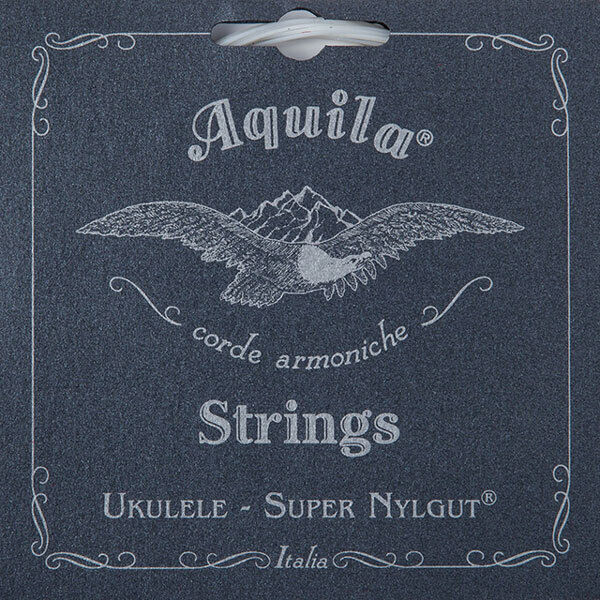 Aquila Super Nylgut 8-String Baritone Ukulele String Set - Natural Pearl Color, Smooth Surface, Durable, Fast Tuning, Rich Tone