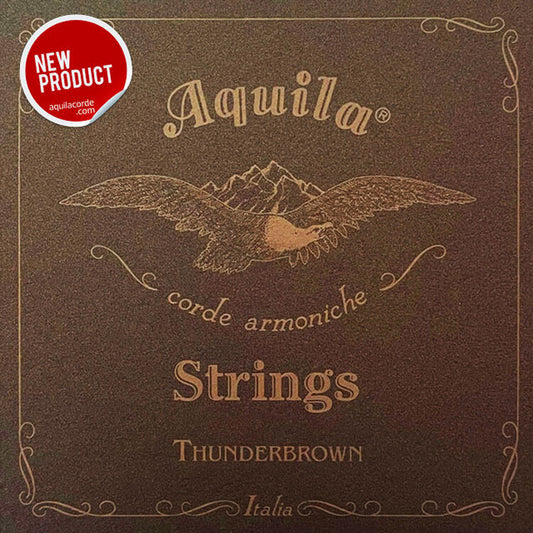 Aquila ThunderBrown 5-String Bass Uke Strings Set for 23 - 26" Scale Length