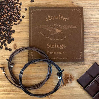 Aquila ThunderBrown 5-String Bass Uke Strings Set for 23 - 26" Scale Length — view 3
